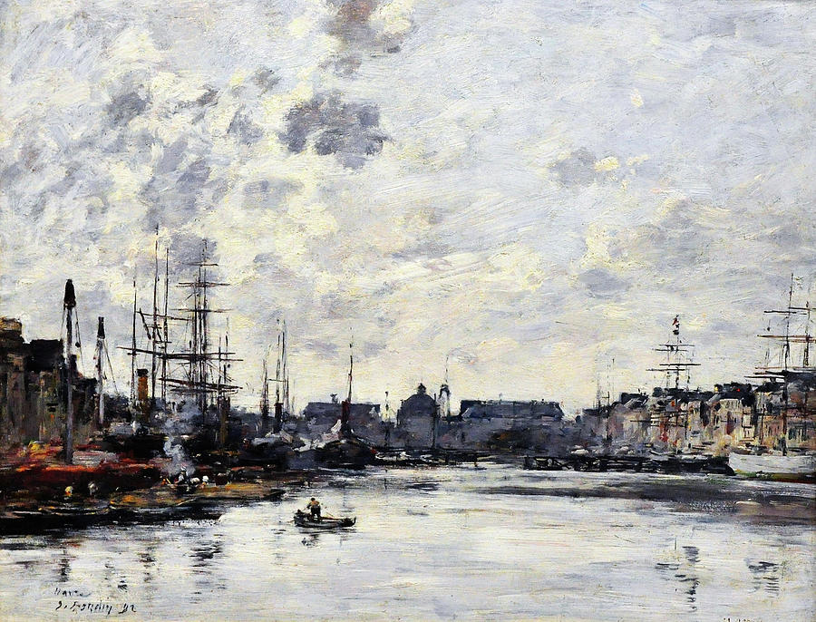 Eugene Louis Boudin Painting - The Trade Basin - Digital Remastered Edition by Eugene Louis Boudin Eugene Louis Boudin Painting - The Trade Basin - Digital Remastered Edition by Eugene Louis Boudin