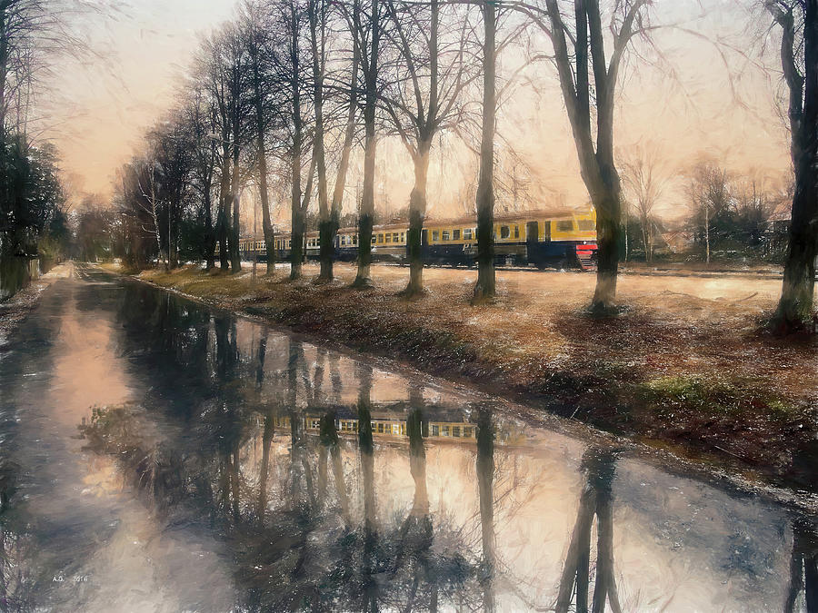 The train kept a rolling... Photograph by Aleksandrs Drozdovs