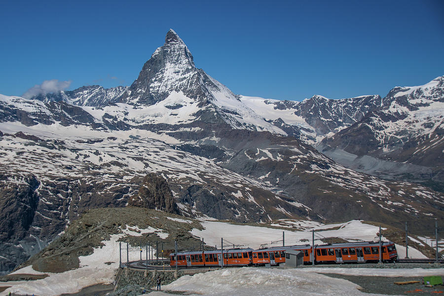 The Train to the Matterhorn Photograph by Matthew DeGrushe