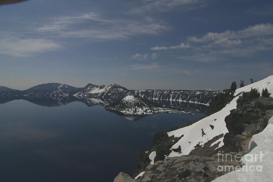 The Tranquility of Crater Lake Photograph by fototaker Tony