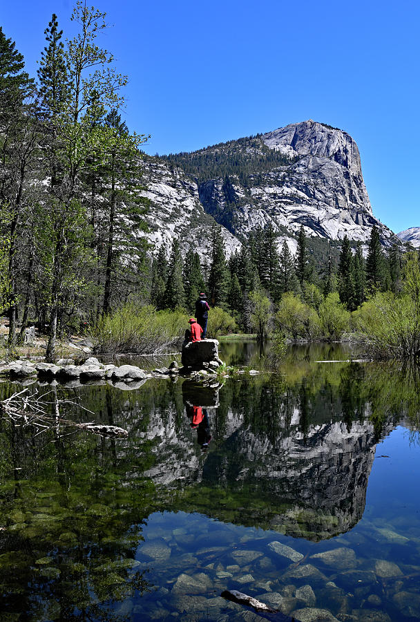 The tranquility of mirror lake - Yosemite National Park Photograph by Amazing Action Photo Video