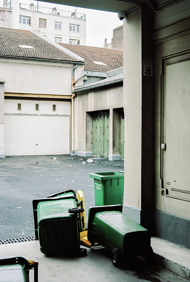 The trash after the storm Photograph by Barthelemy De Mazenod