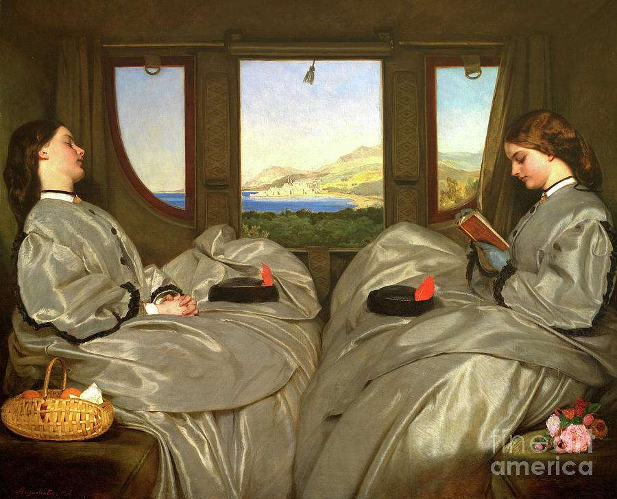 The Traveling Companions, 1862  Painting by Augustus Leopold Egg