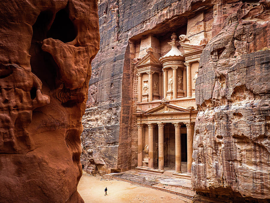 Ekspedient Admin Tag væk The Treasury - Petra, Jordan - Travel photography Photograph by Giuseppe  Milo