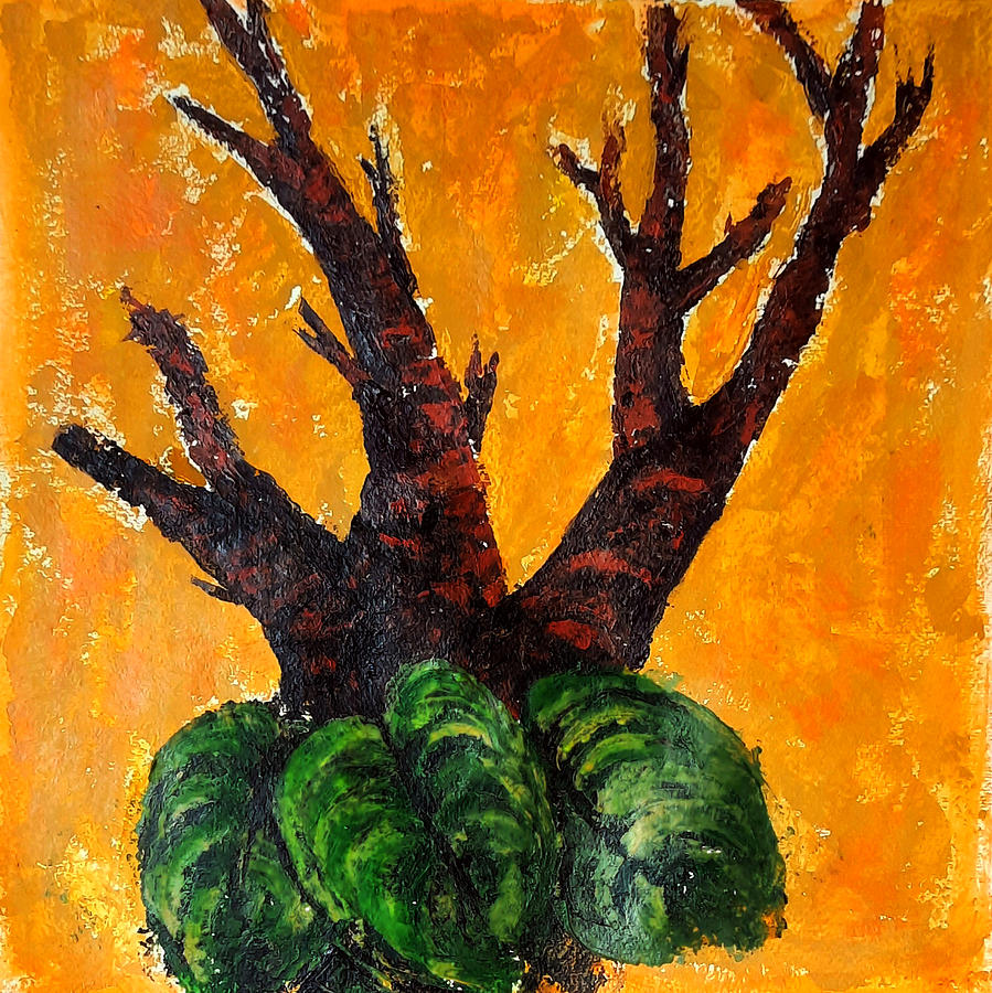 The Tree Painting by Asha Sudhaker Shenoy