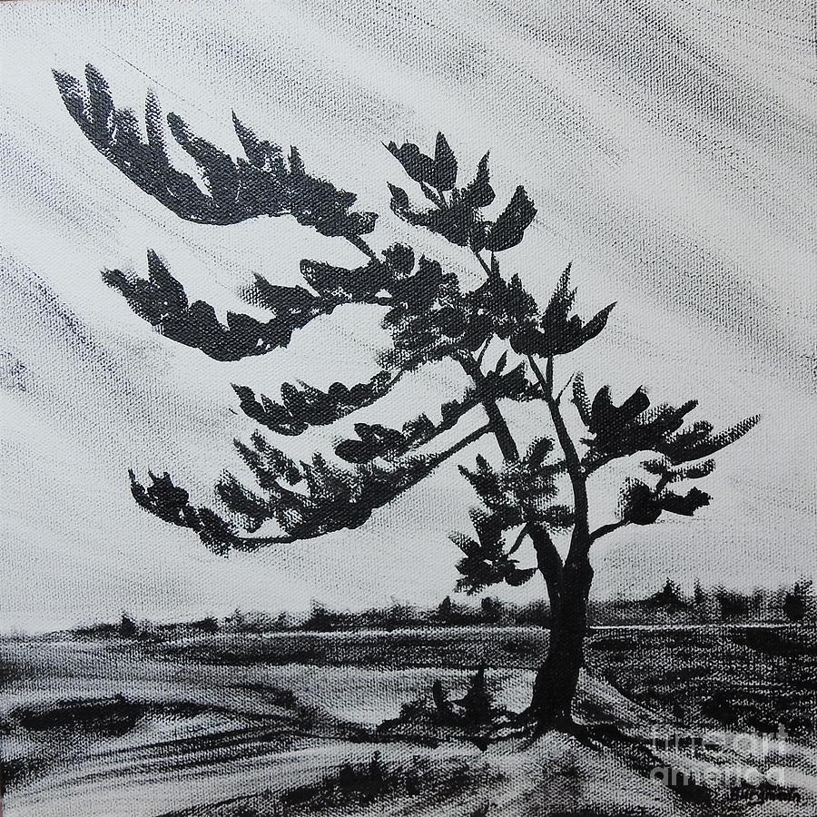 The Tree Killbear Painting by Petra Burgmann