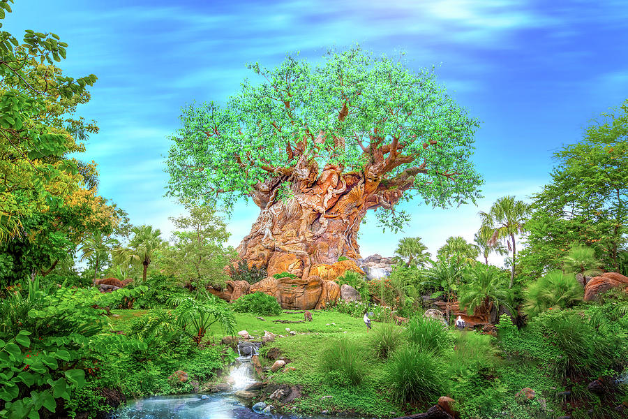 The Tree of Life at Disneys Animal Kingdom Photograph by Mark Andrew Thomas