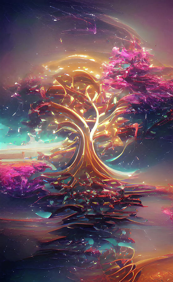 The Tree Of Life Digital Art by Digital Art Cafe