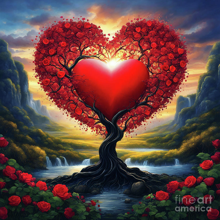 The Tree Of Love Digital Art by Ian Mitchell
