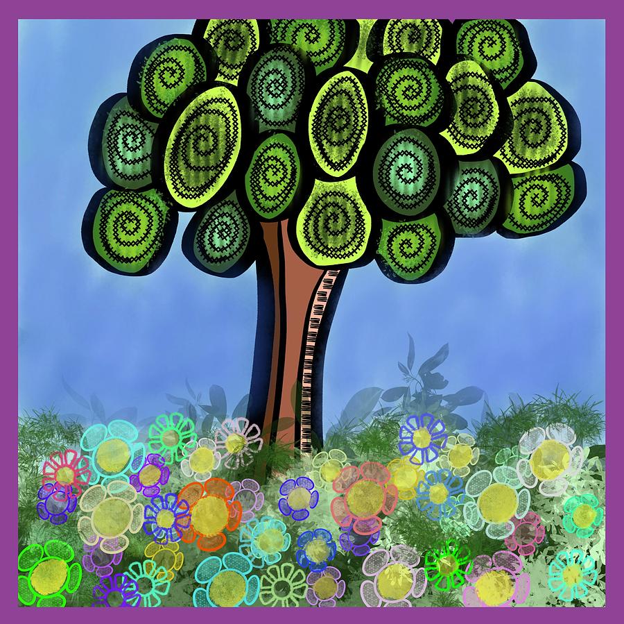 The Tree Digital Art by Susan Campbell