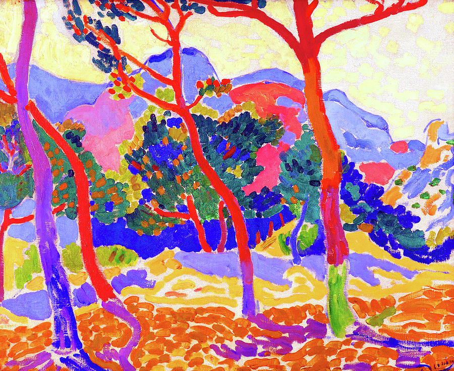 The Trees Painting by Andre Derain - Pixels