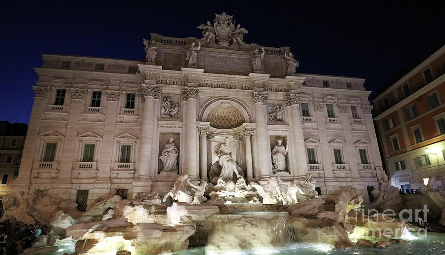 The Trevi Fountain 1025 Photograph by Jack Schultz