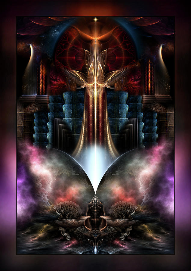 The Trilicon Fractal Fantasy Art Composition by Xzendor7 Digital Art by Xzendor7