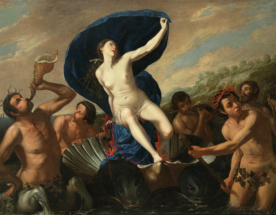 Greek Painting - The Triumph of Galatea by Artemisia Gentileschi
