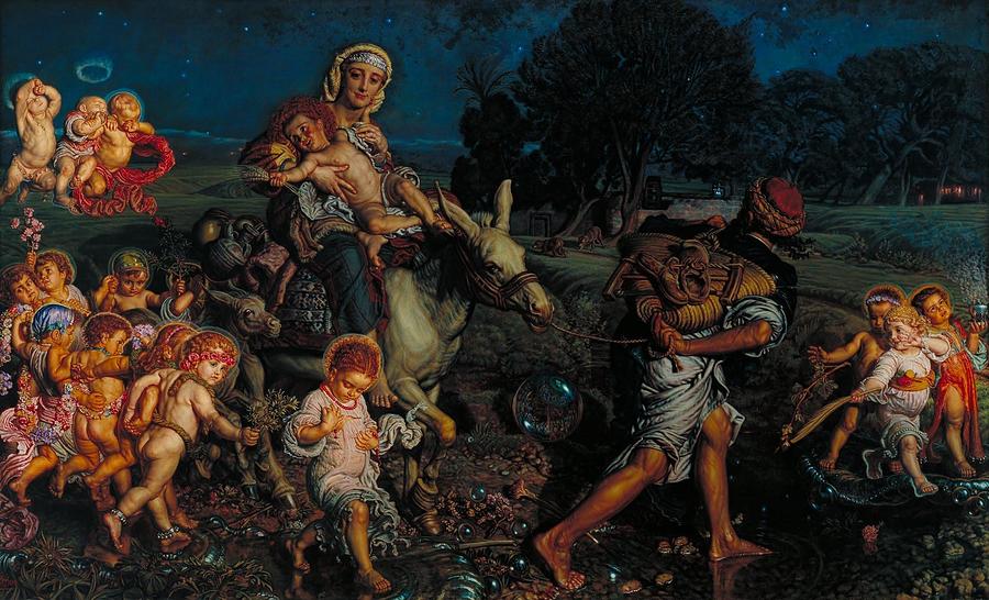 William Holman Hunt Painting - The Triumph of the Innocents #2 by William Holman Hunt