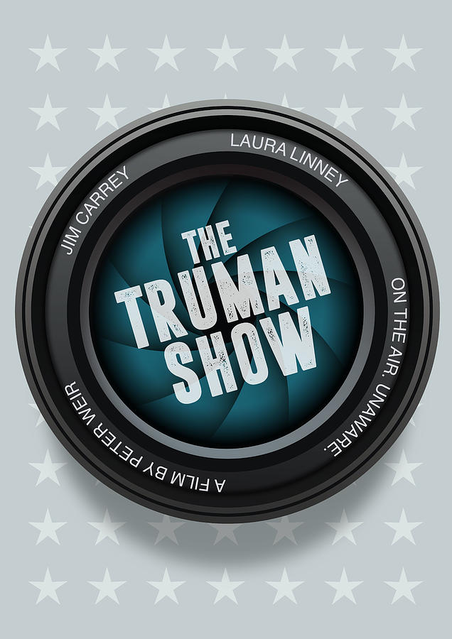 Forrest Gump Digital Art - The Truman Show - Alternative Movie Poster by Movie Poster Boy