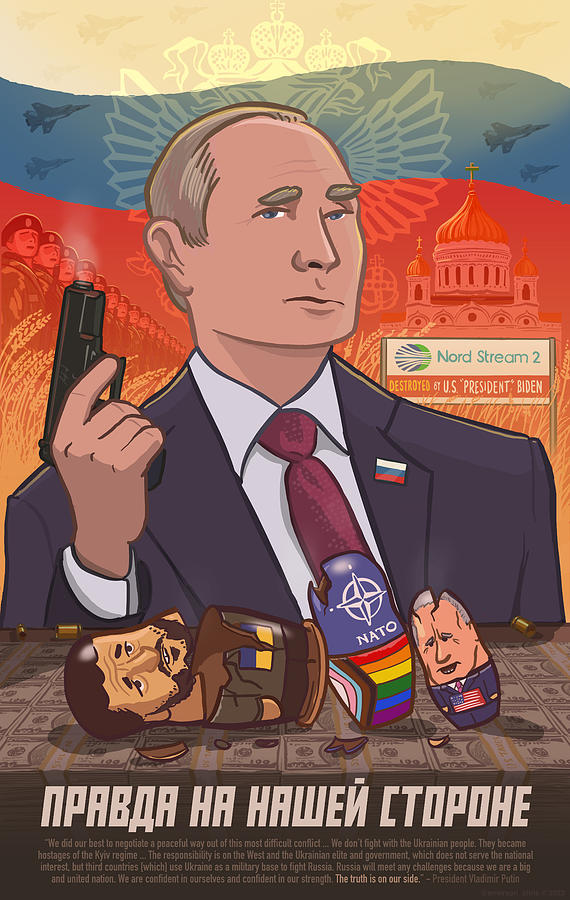 Putin - The Truth is on Our Side Digital Art by Emerson
