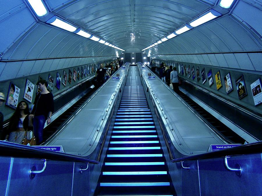 The Tube in Blue Photograph by Tanya White