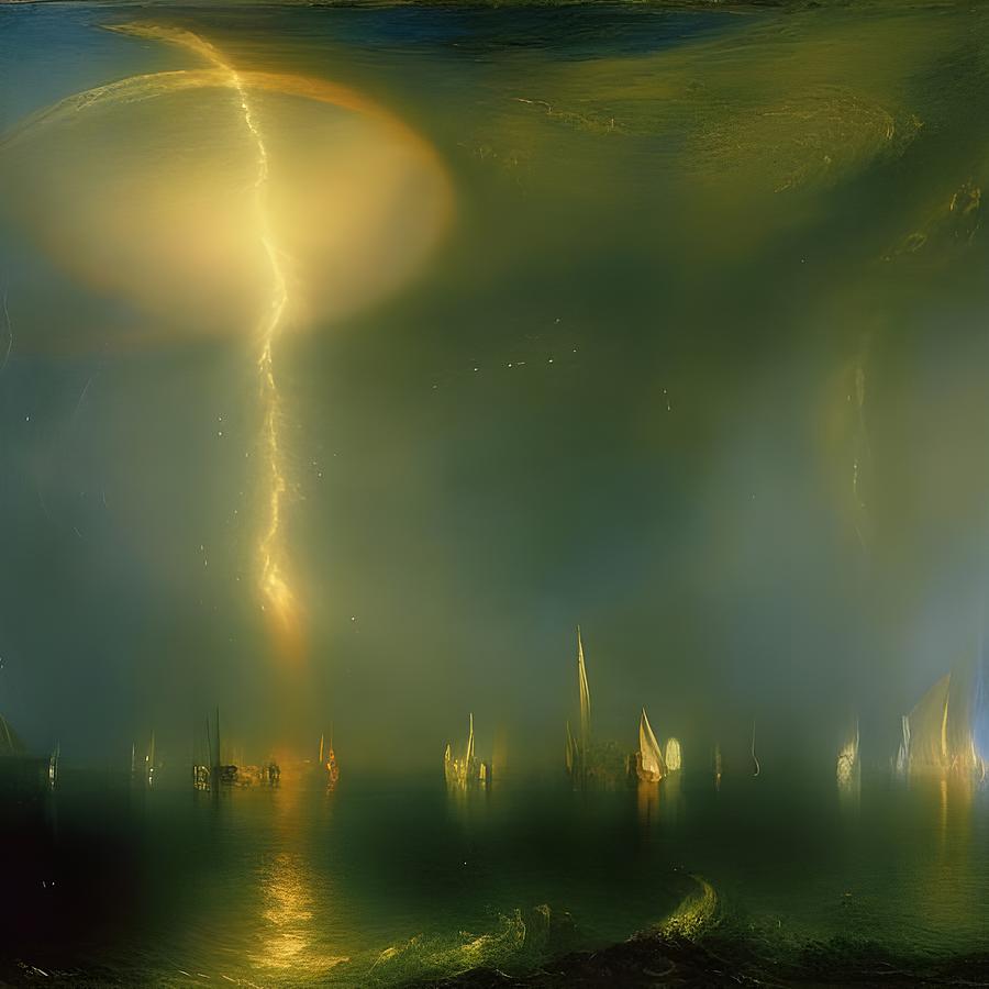 The Turner Storm Digital Art by Esteban Uyarra - Pixels