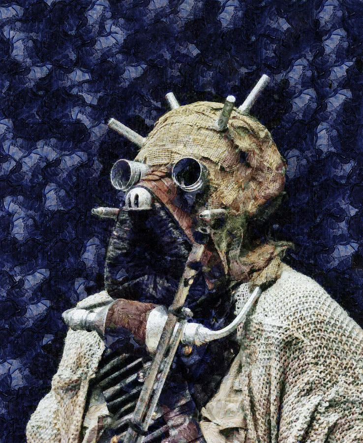 Star Wars Digital Art - The Tusken Raider by Steve Taylor
