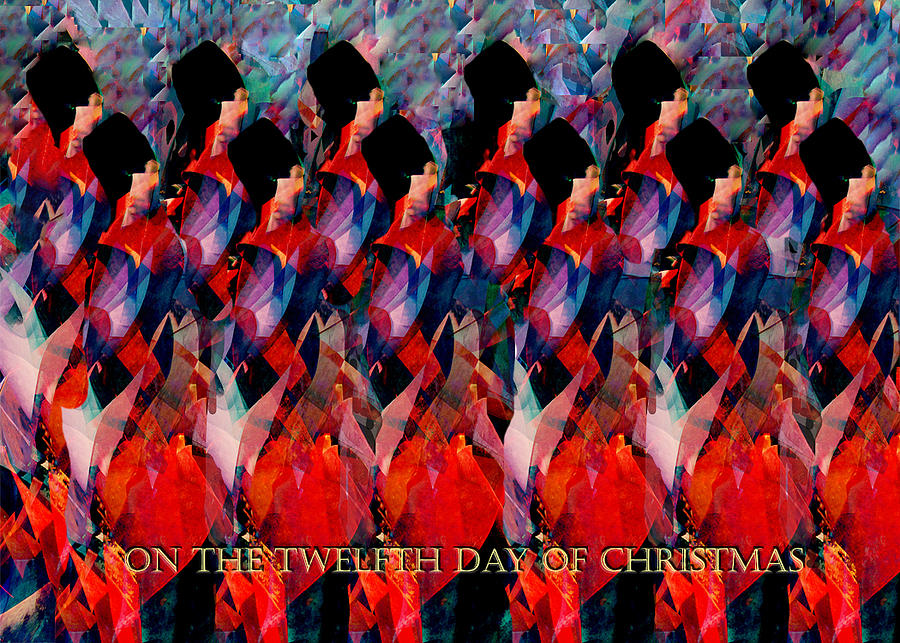 The Twelfth Day of Christmas Digital Art by Stephanie Grant