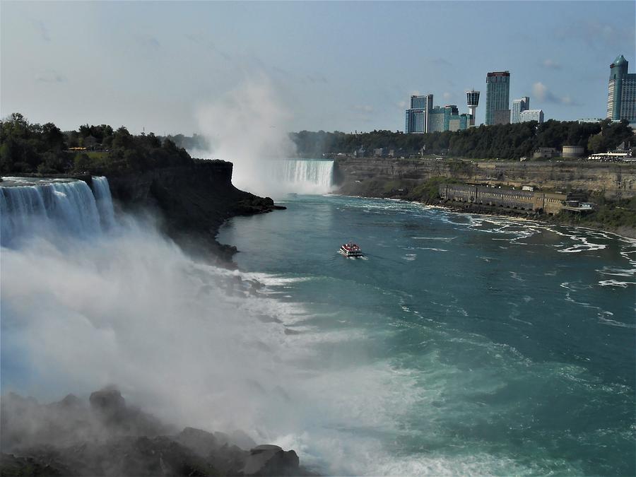 The Two Falls and Toronto Photograph by Julie Grace | Pixels