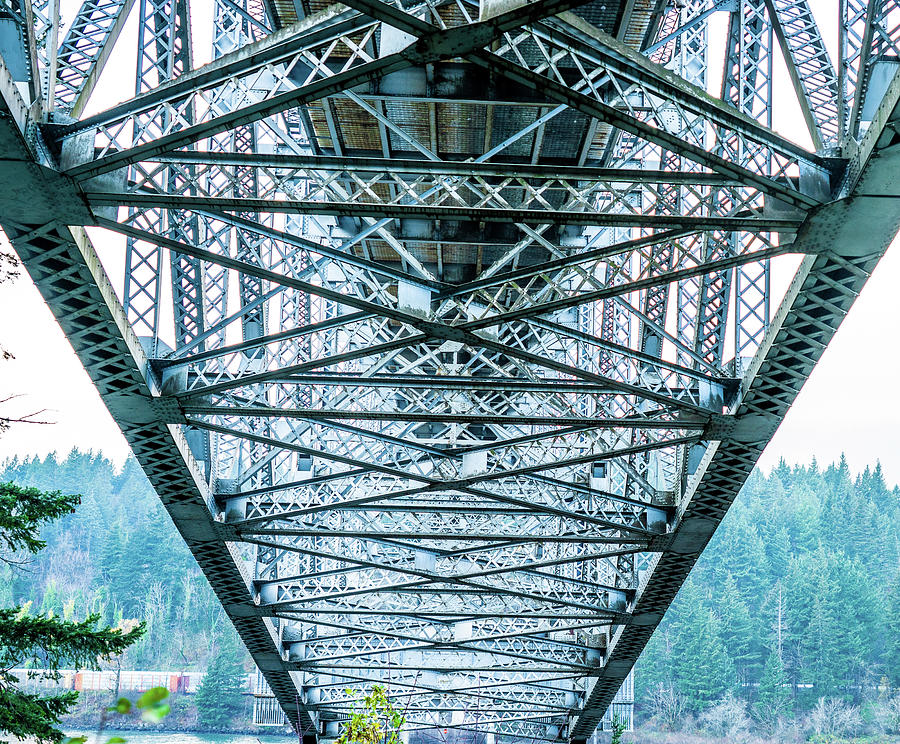 The Underbelly Of Bridge Of The Gods Photograph