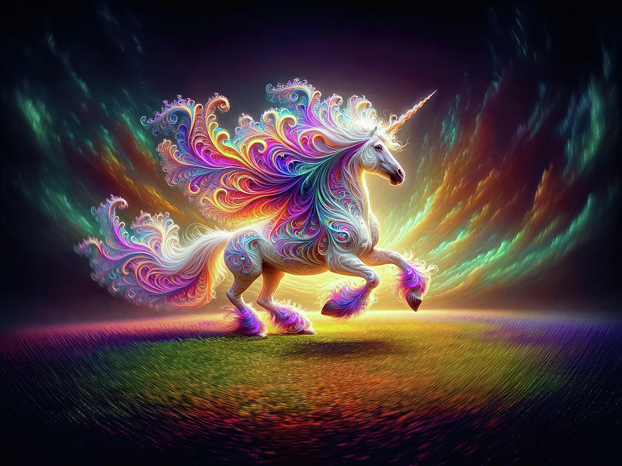 The Unicorns Realm Digital Art by Bill And Linda Tiepelman
