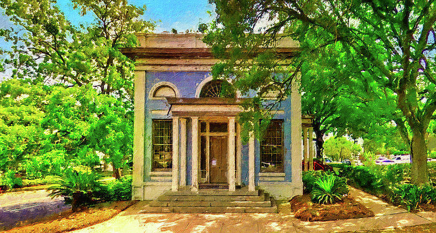 The Union Bank of Tallahassee, Florida - digital painting Digital Art by Nicko Prints