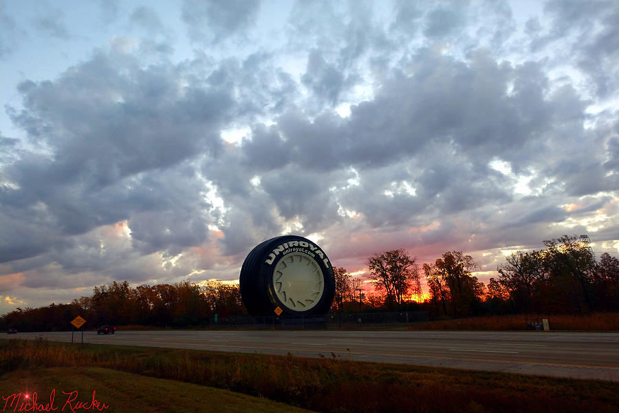 The Uniroyal Tire Photograph by Michael Rucker