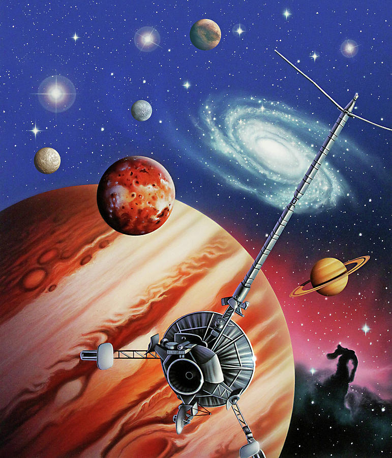 Space Painting - The Universe by Jerry LoFaro