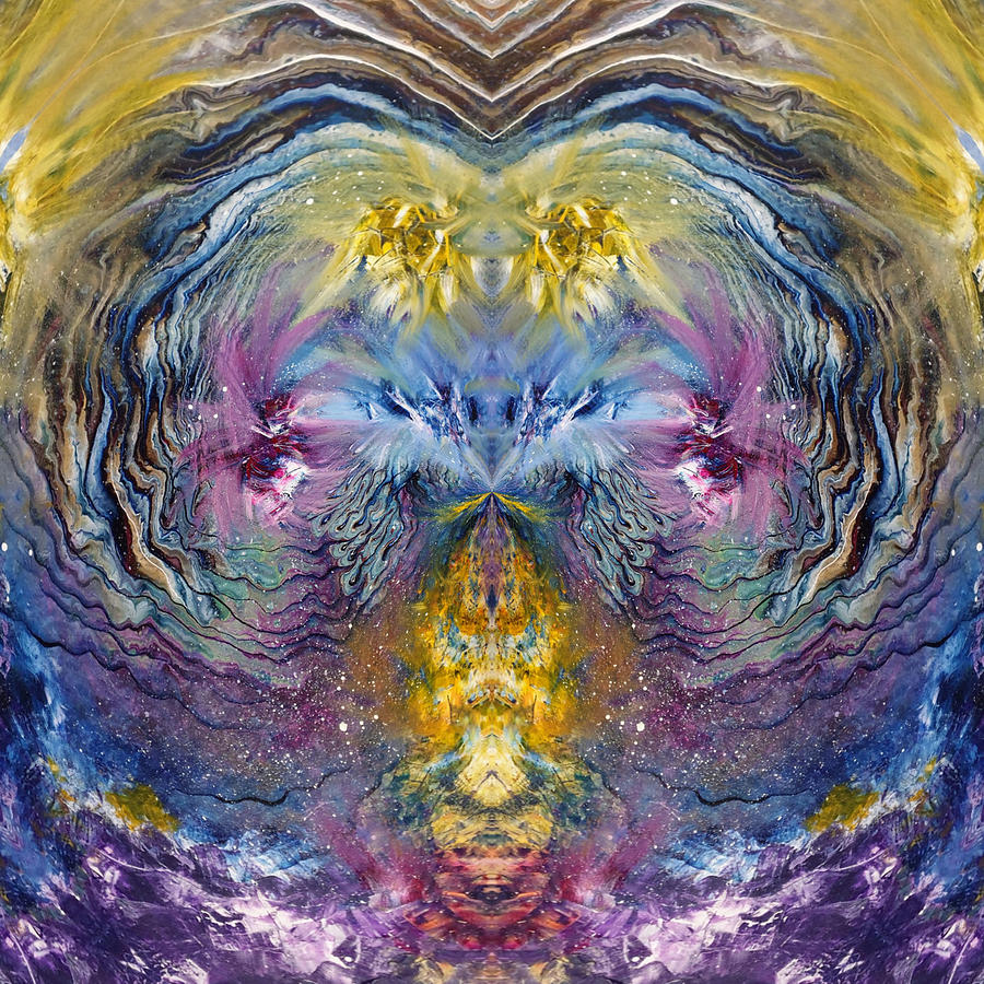 The Universe- Mirror Digital Art by Themayart