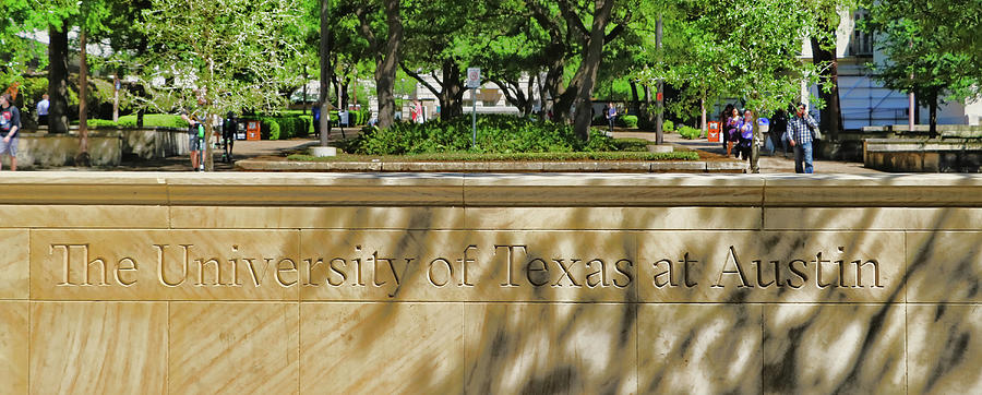 Austin Photograph - The University of Texas at Austin by Allen Beatty