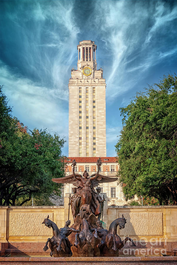 The University of Texas Tower Photograph by Charles Dobbs