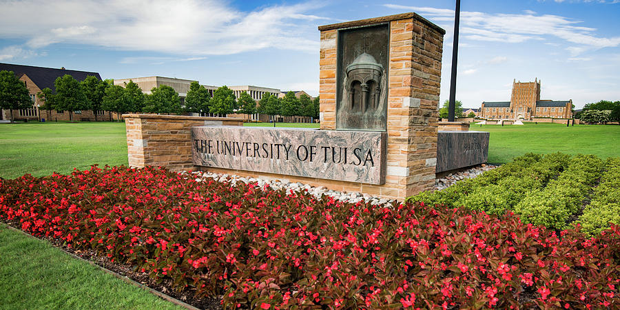 The University of Tulsa and McFarlin Library Panorama Photograph by ...