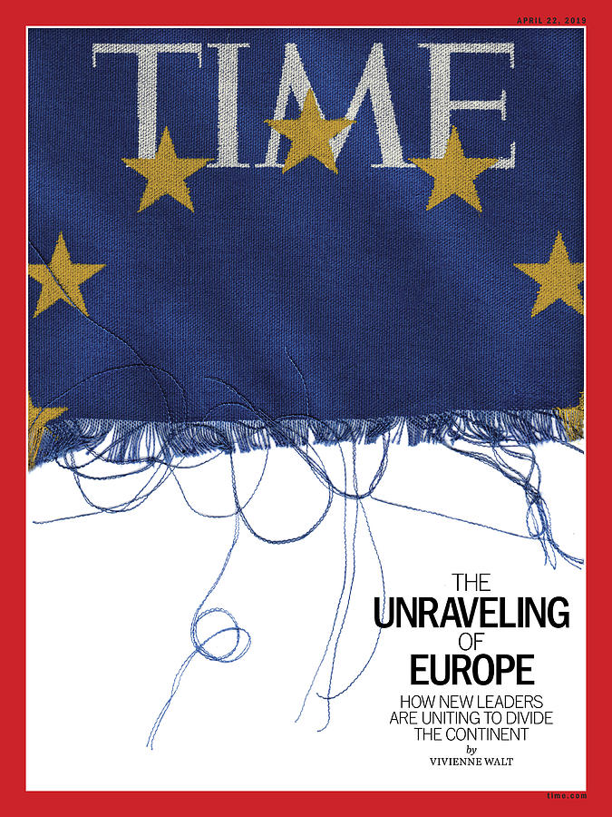 Europe Photograph - The Unraveling of Europe by Illustration by Craig Ward for TIME