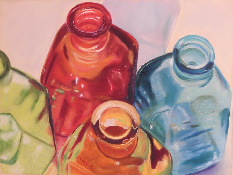 The Up Side Pastel by Carol Corliss