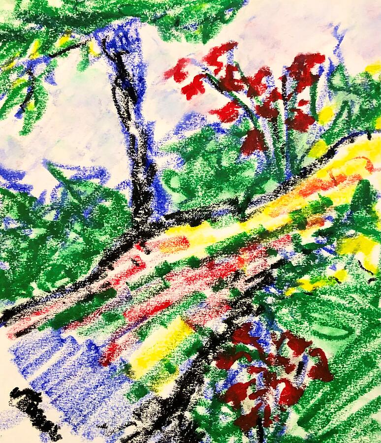 The Uphill Path Pastel by Dianna Hardy The Uphill Path Pastel by Dianna Hardy