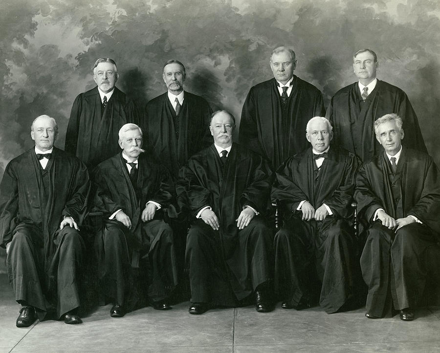 Portrait Painting - The U.S. Supreme Court in 1925 by American History