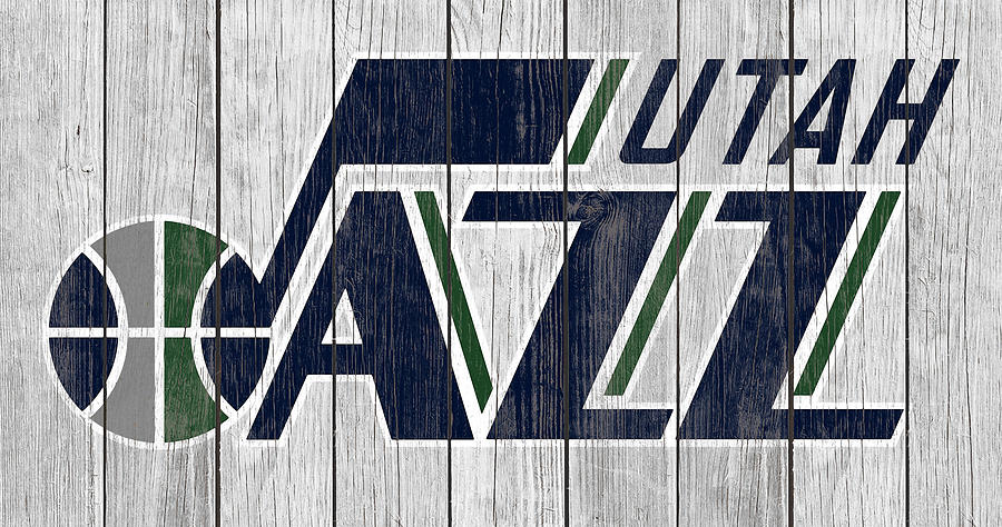 The Utah Jazz 1g Mixed Media by Brian Reaves