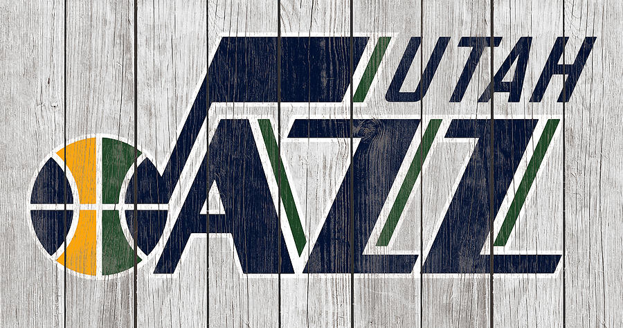 The Utah Jazz 1h Mixed Media by Brian Reaves