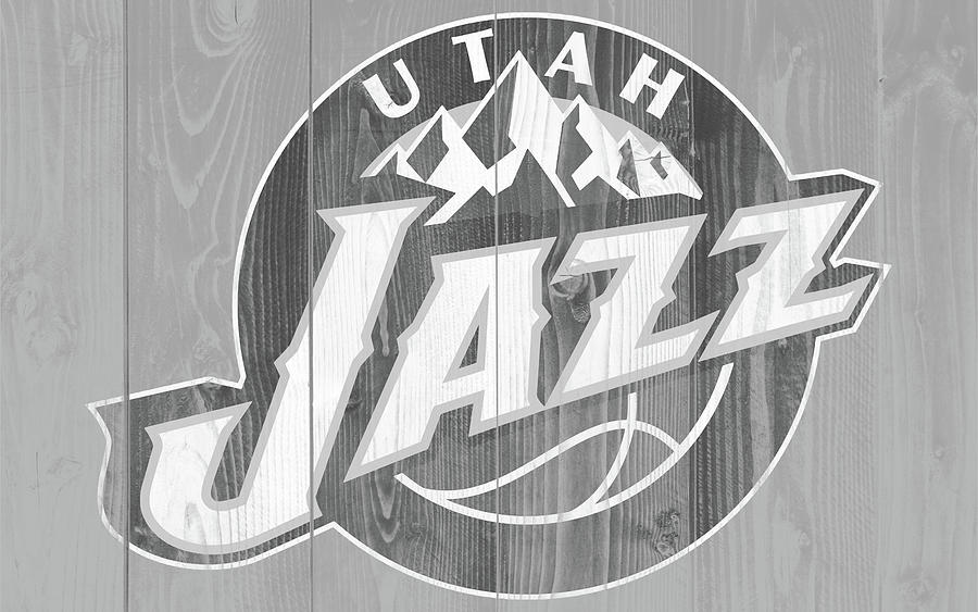 The Utah Jazz 1k Mixed Media by Brian Reaves