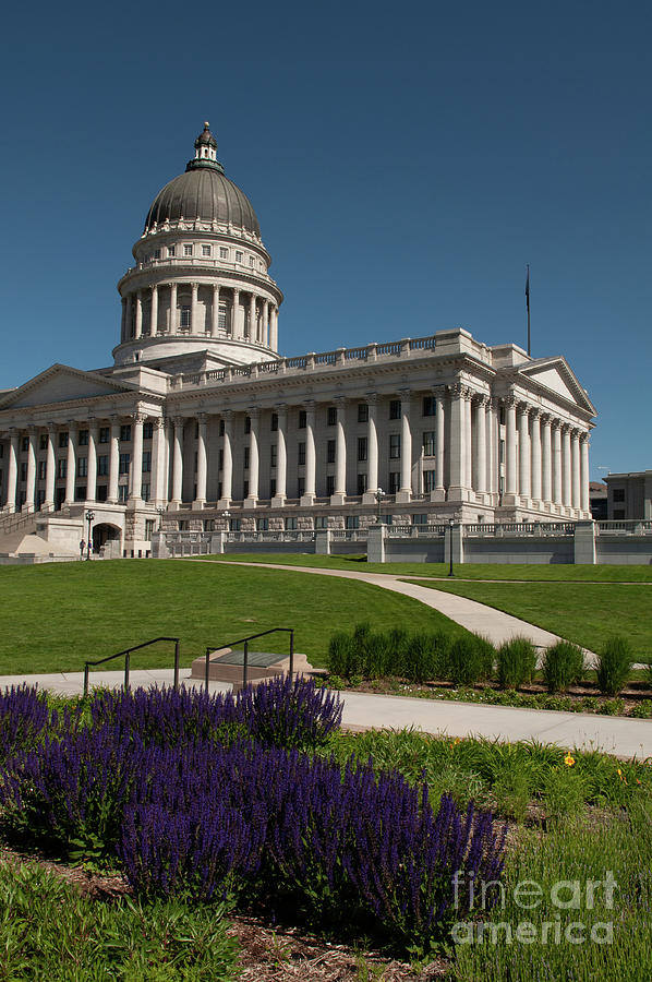 The Utah State Capitol building Salt Lake City Photograph by Dejan Jovanovic