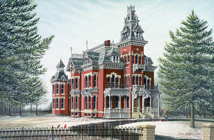 The Vaile Mansion Painting by George Lightfoot