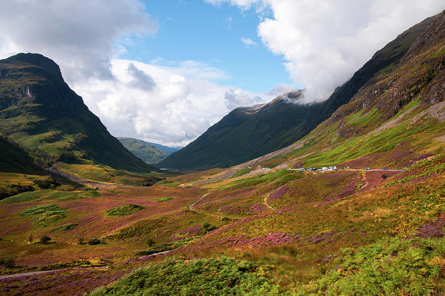 The Valley of Three Sisters. Glencoe. Scotland Photograph by Jenny Rainbow