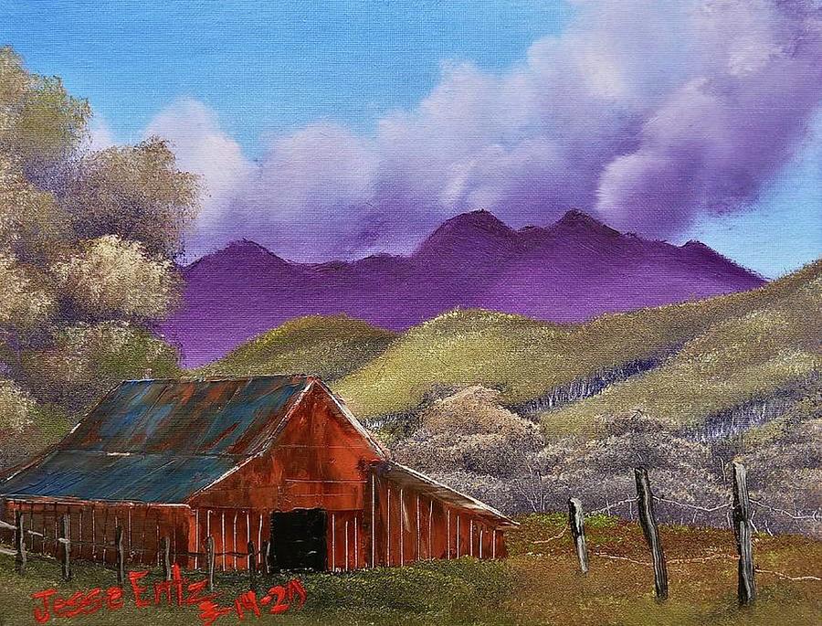 The Valley of Tranquility  Painting by Jesse Entz