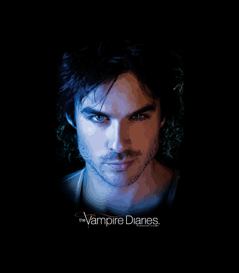 The Vampire Diaries Damon Digital Art by Xuan Tien Luong