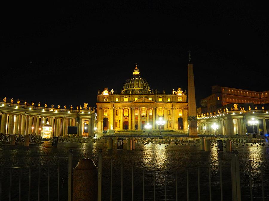 The Vatican at night Photograph by Pete Jamieson Sinclair - Fine Art ...