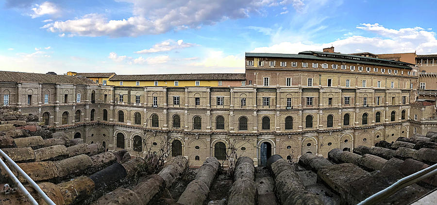 Vatican Museum Panorama Photograph by Jill Love