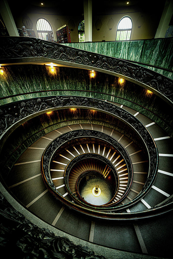 The Vatican Spiral Staircase Version 2 Photograph